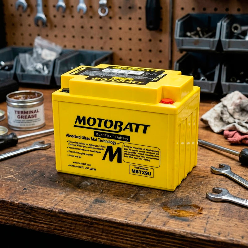 Batería de moto MOTOBATT MBTX9U